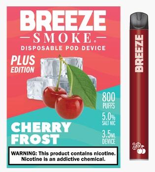 Breeze Plus Cherry Frost – Disposable Vape Flavors